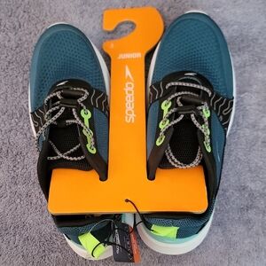 Speedo Kids Sneakers - Teal and Black